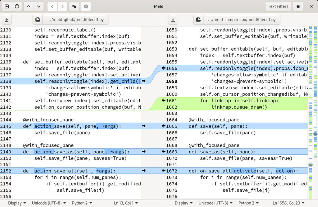 screenshot of meld